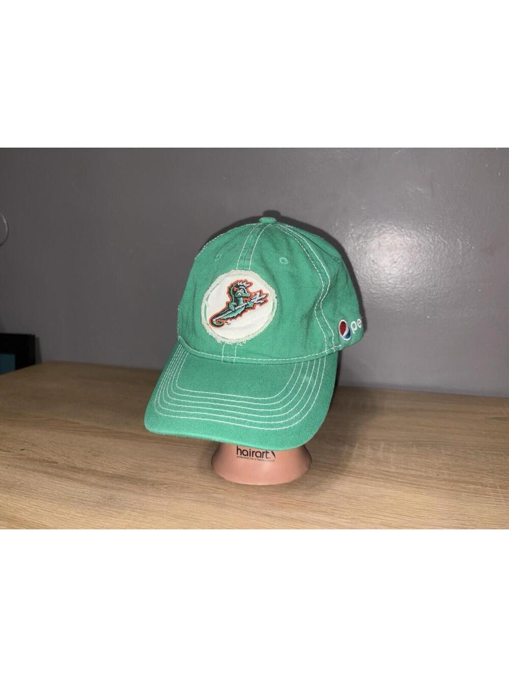 Vintage Seahorse Logo Snapback Hat Pepsi FOX 43 MiLB Style Baseball Cap